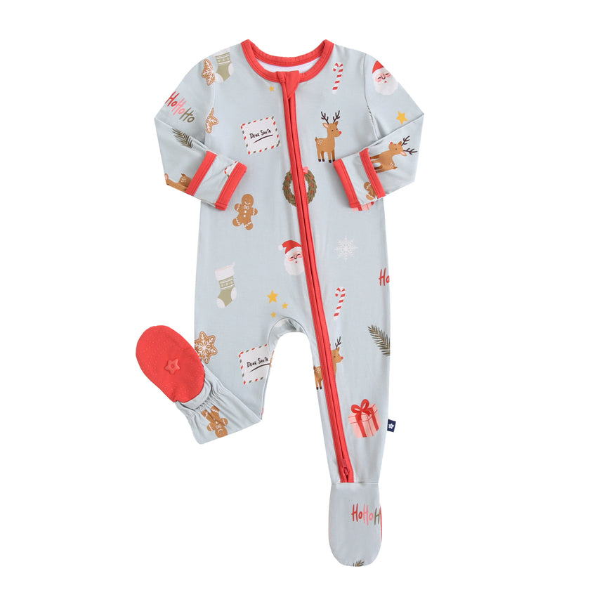 Zipper Footie in Seasonal Classics
