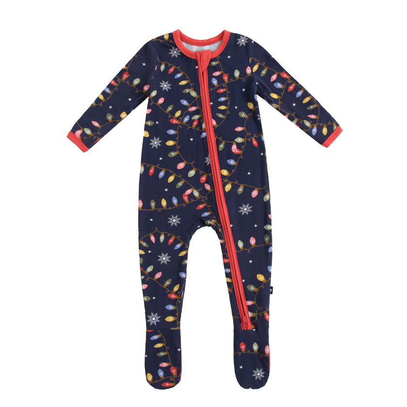 Zipper Footie in Twinkle Night
