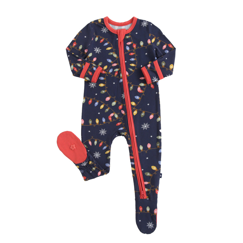 Zipper Footie in Twinkle Night