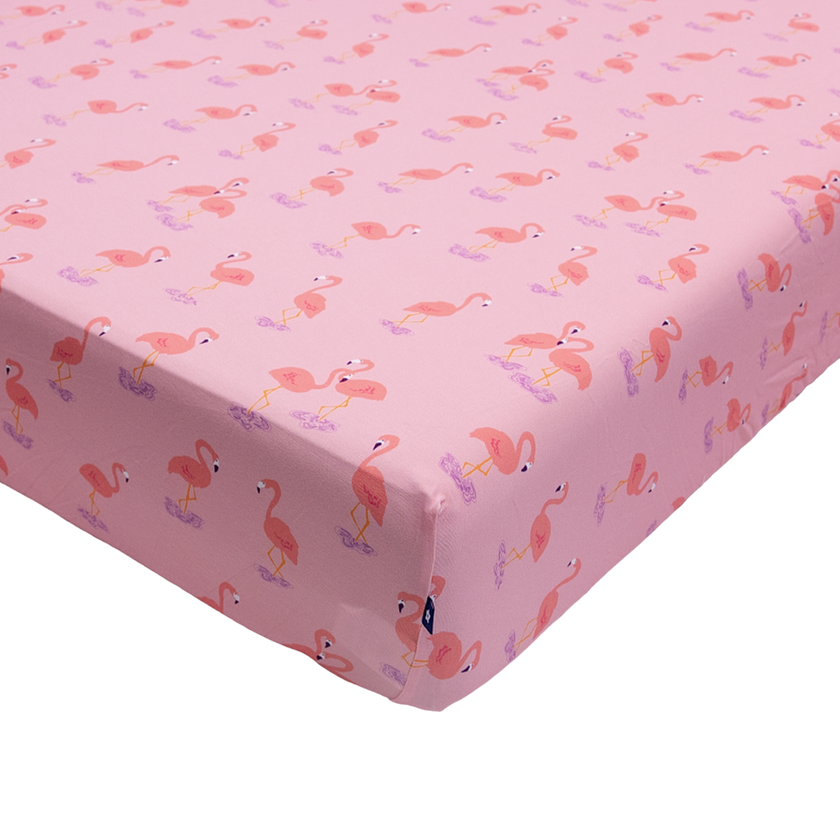 Crib Sheet in Flamingirls