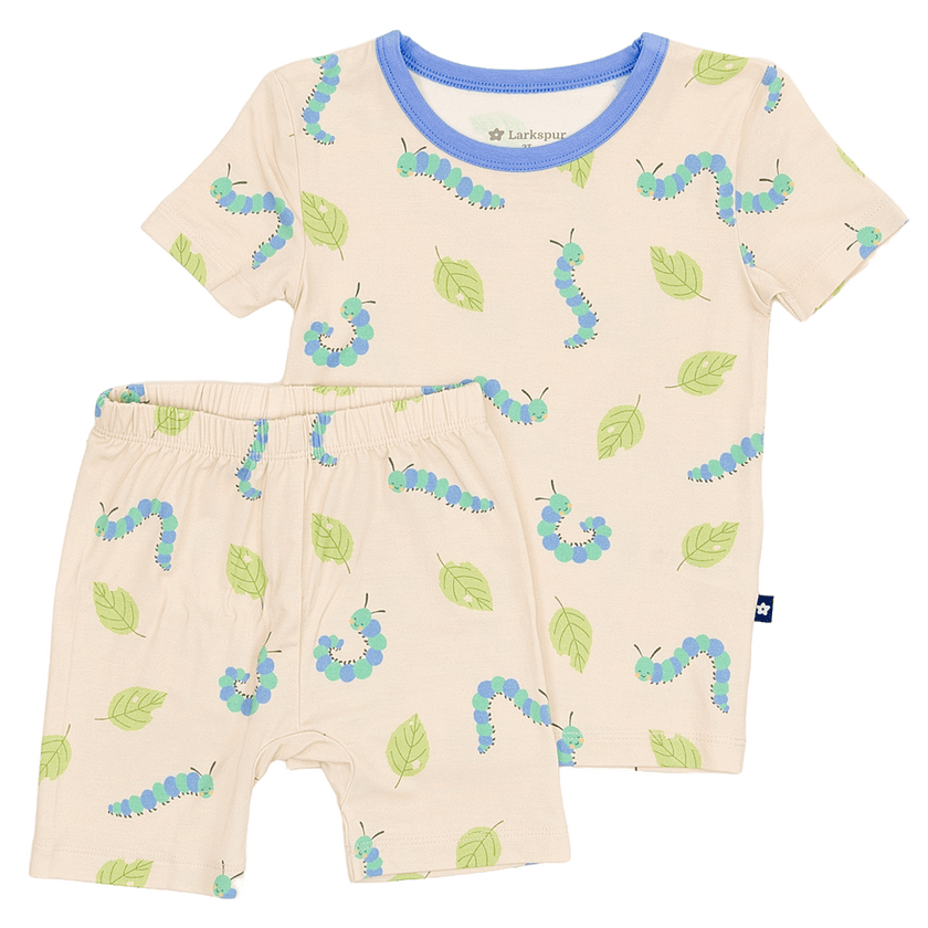 Short PJ Set in Caterpillar Crew