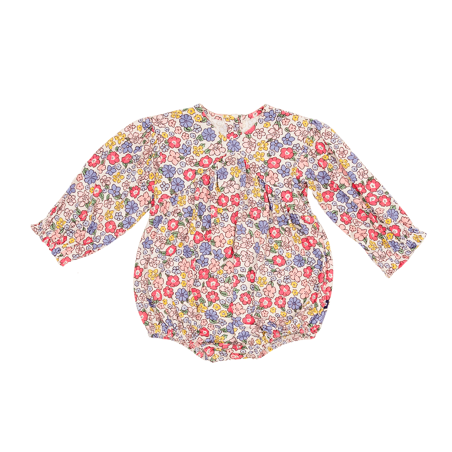 Bubble Romper in Ditsy Delight