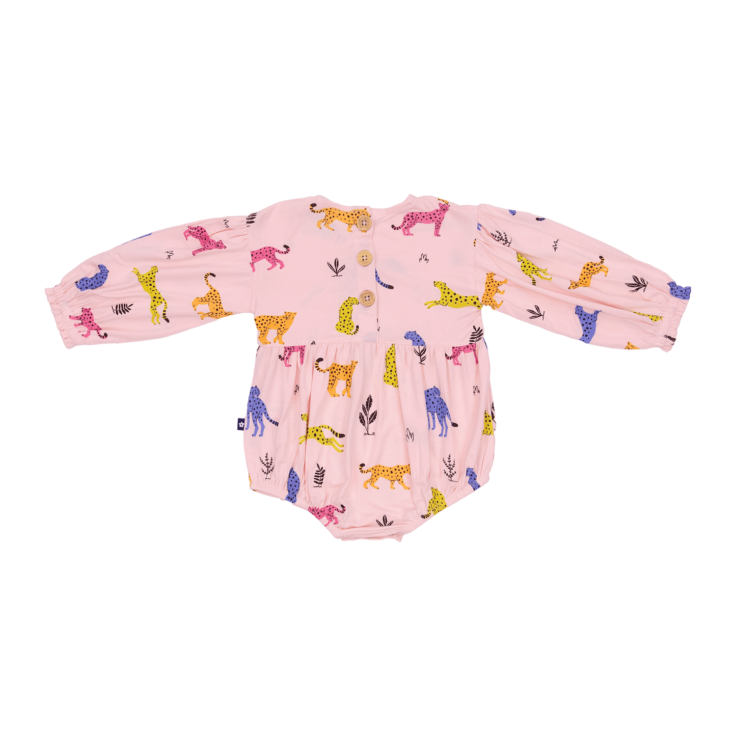 Bubble Romper in Jungle Cat