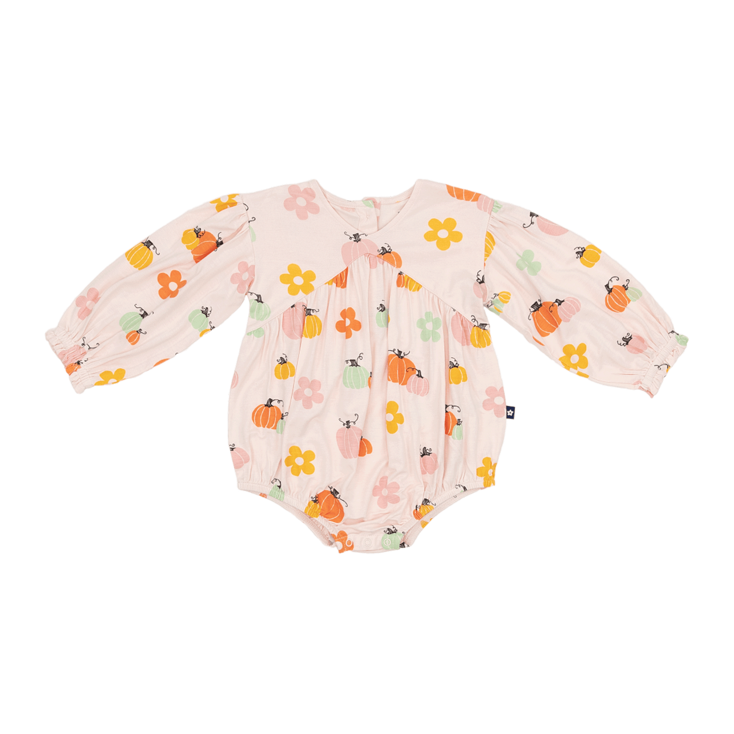 Bubble Romper in Pumpkin Patch