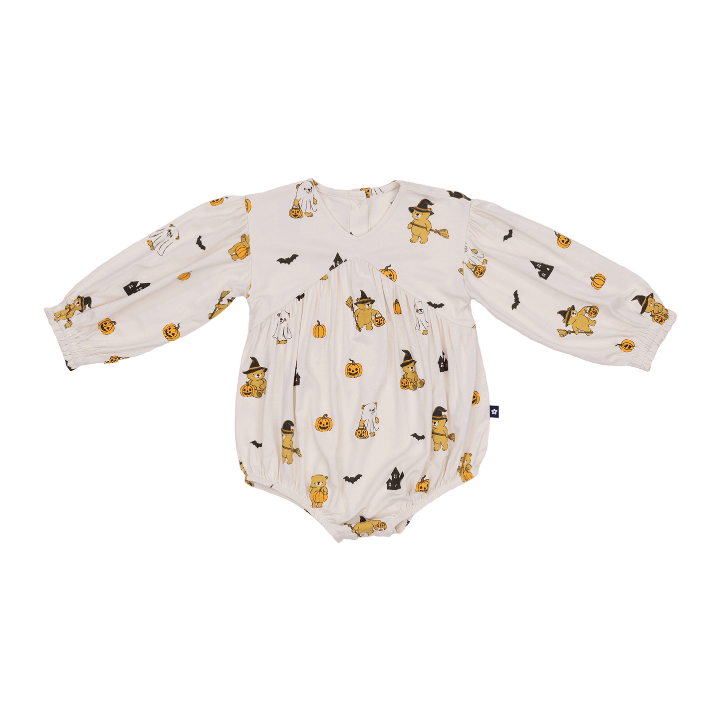 Bubble Romper in Trick or Treat