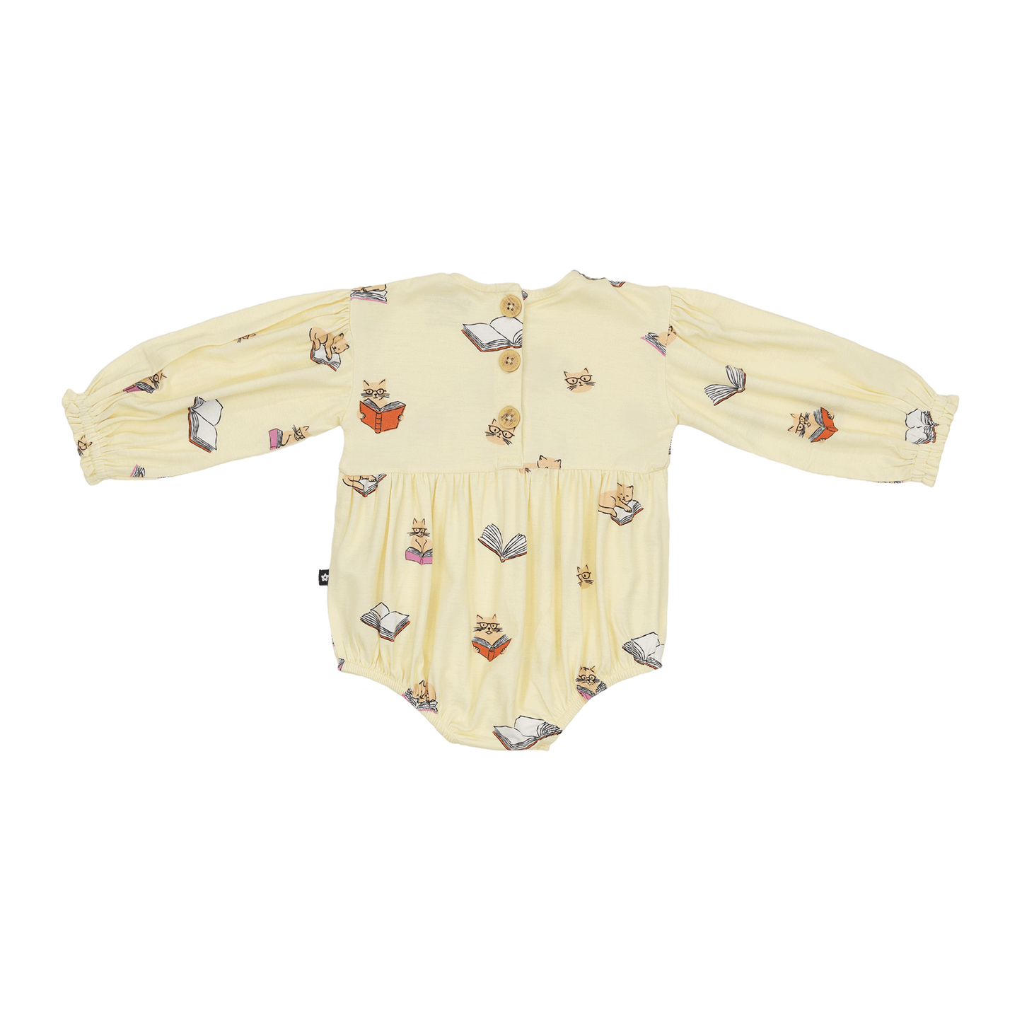 Bubble Romper in Whiskers and Words
