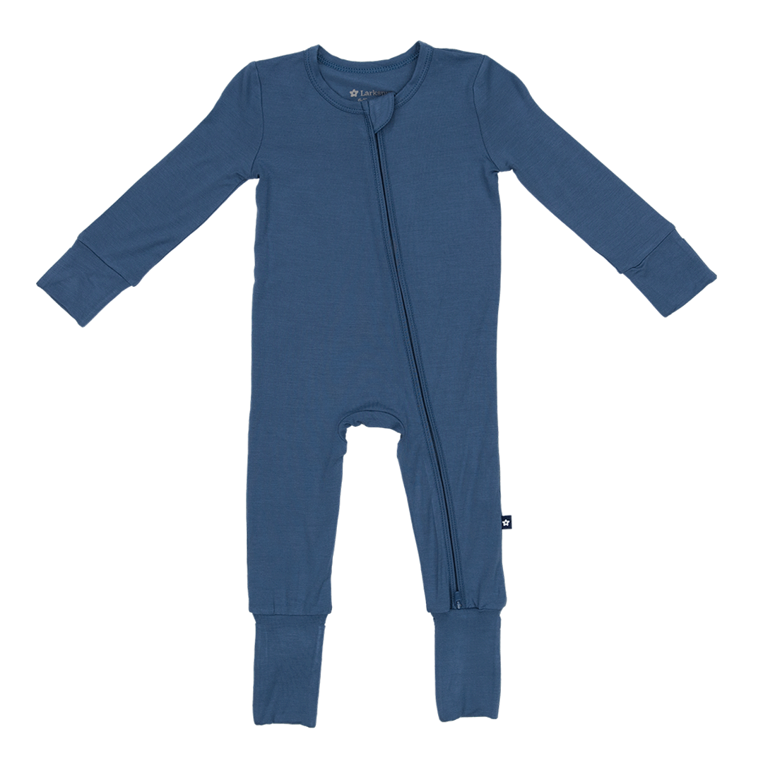 Convertible Footed Romper in Arctic Night
