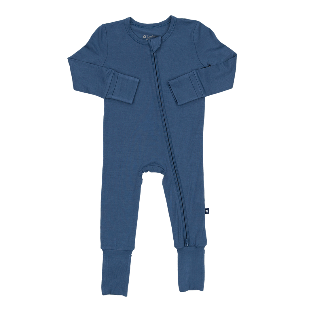 Convertible Footed Romper in Arctic Night