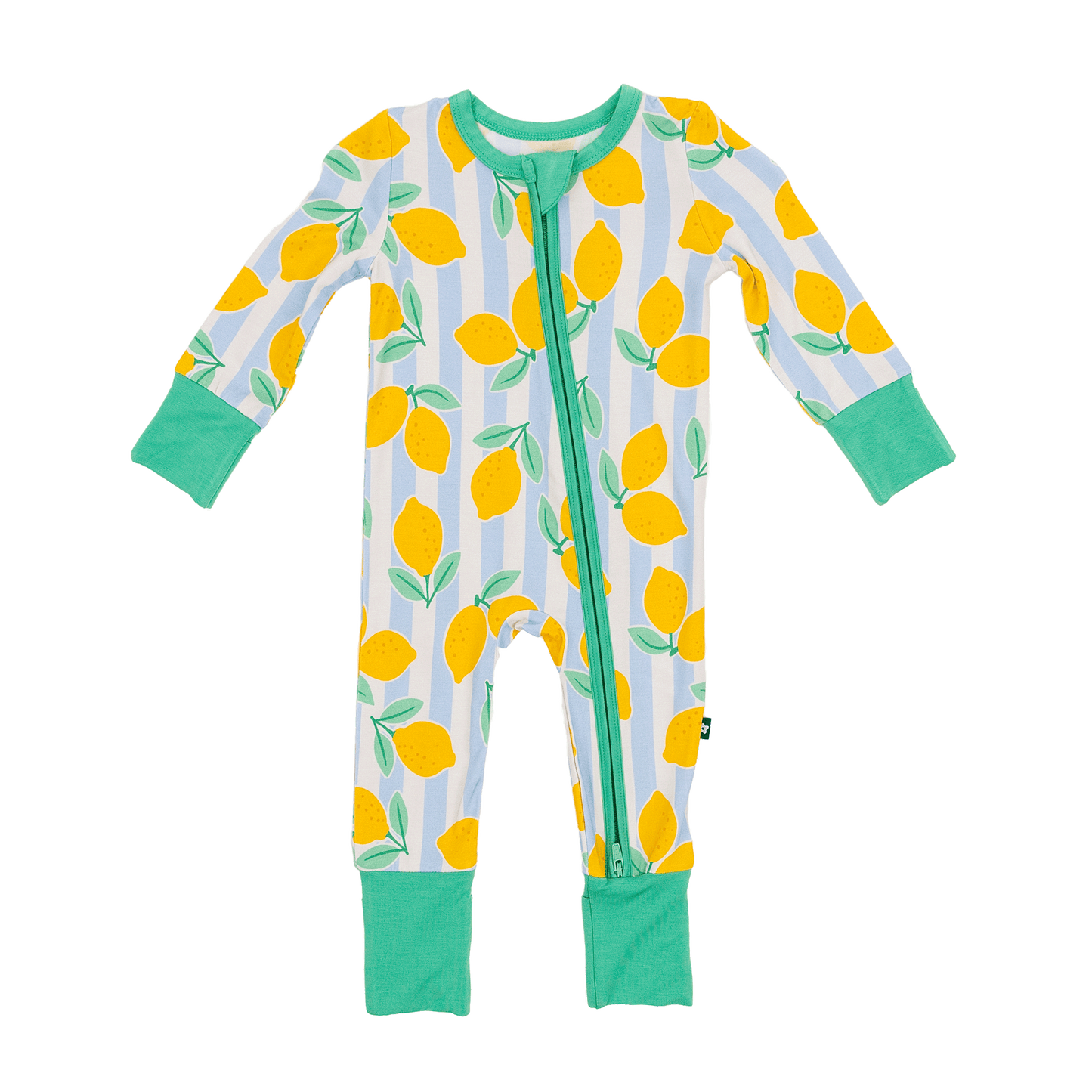 Convertible Footed Romper in Lemonade