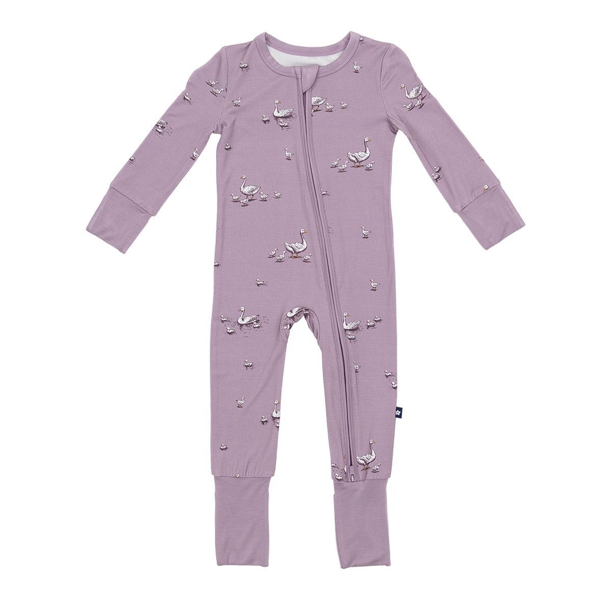 Convertible Footed Romper in Silly Goose