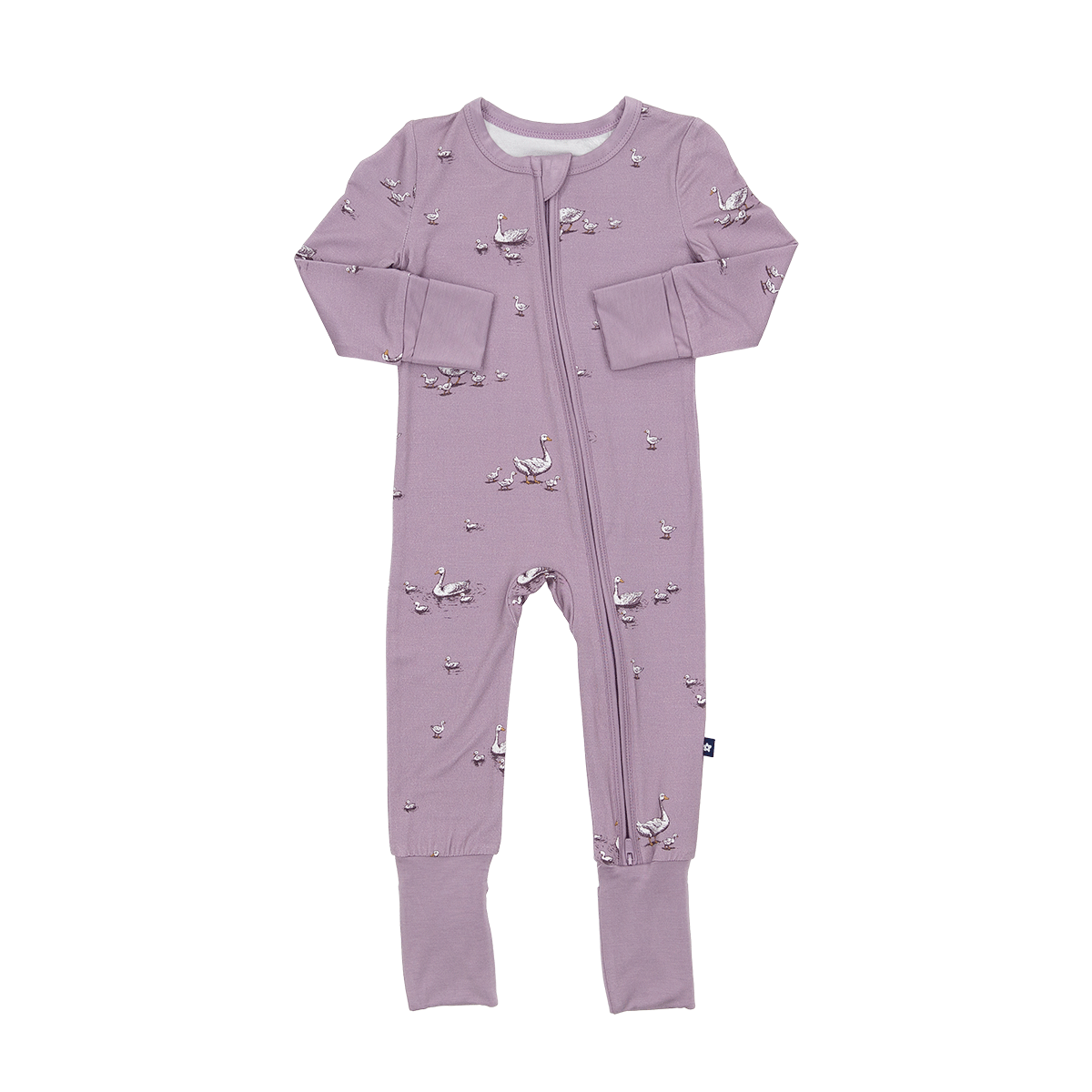 Convertible Footed Romper in Silly Goose
