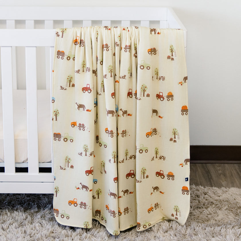 Cozy Blanket in Autumn Harvest