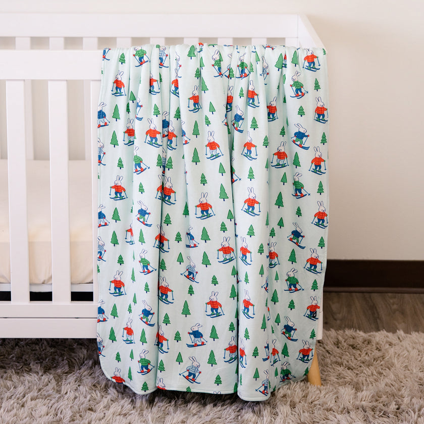 Cozy Blanket in Bunny Slopes