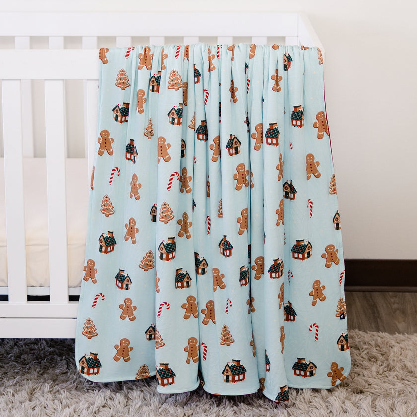 Cozy Blanket in Gingerbread Lane