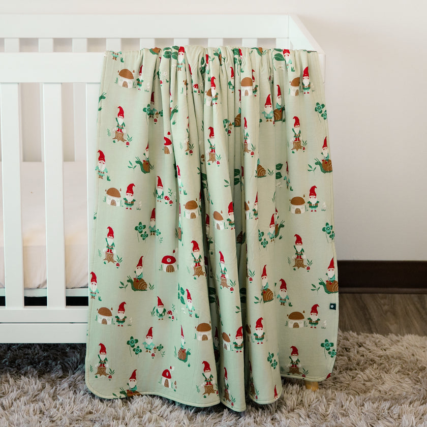 Cozy Blanket in Gnomes