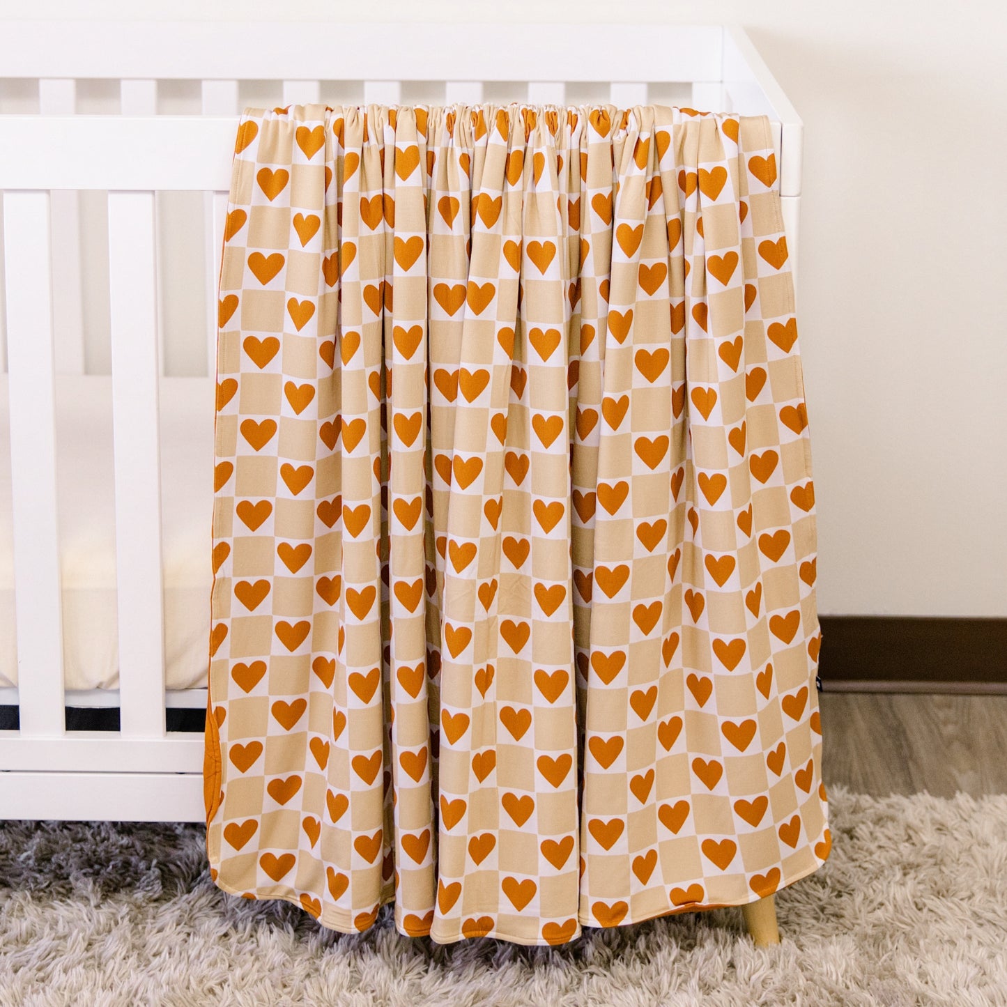 Cozy Blanket in Heart of Gold