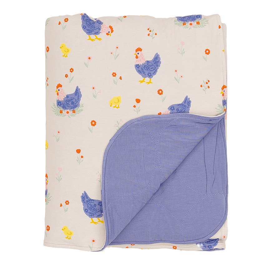 Cozy Toddler Blanket in Chick and Cluck 1.0 TOG