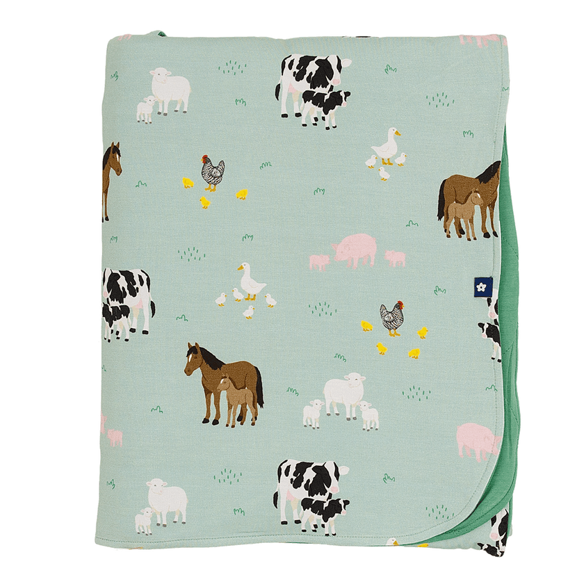 Cozy Toddler Blanket in Farm Animals 1.0 TOG