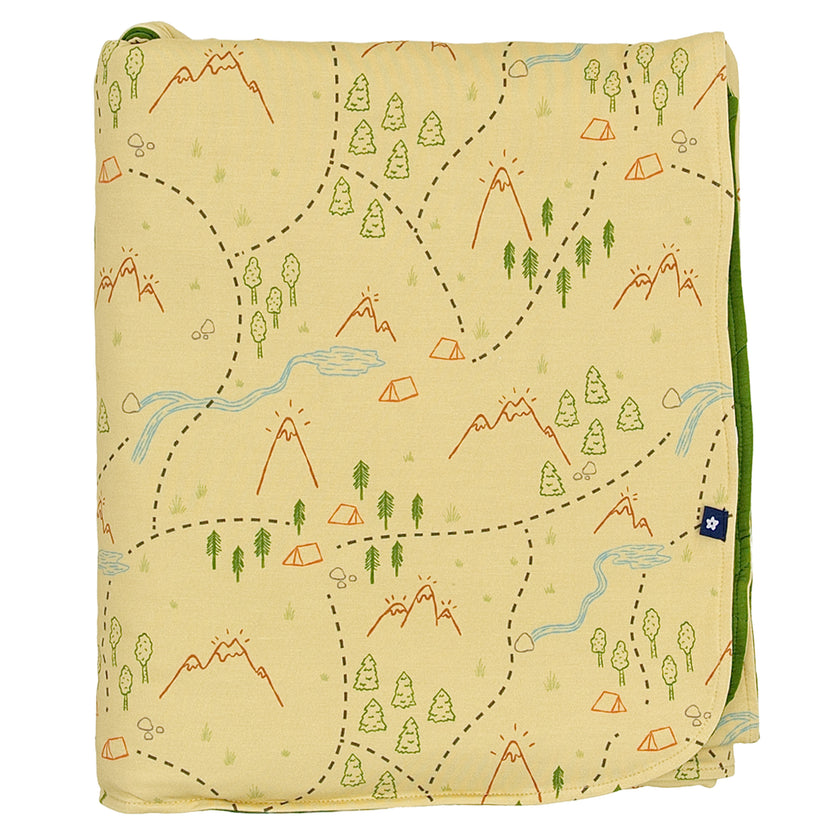 Cozy Adult Blanket in Trail Map Doodles 2.5 TOG