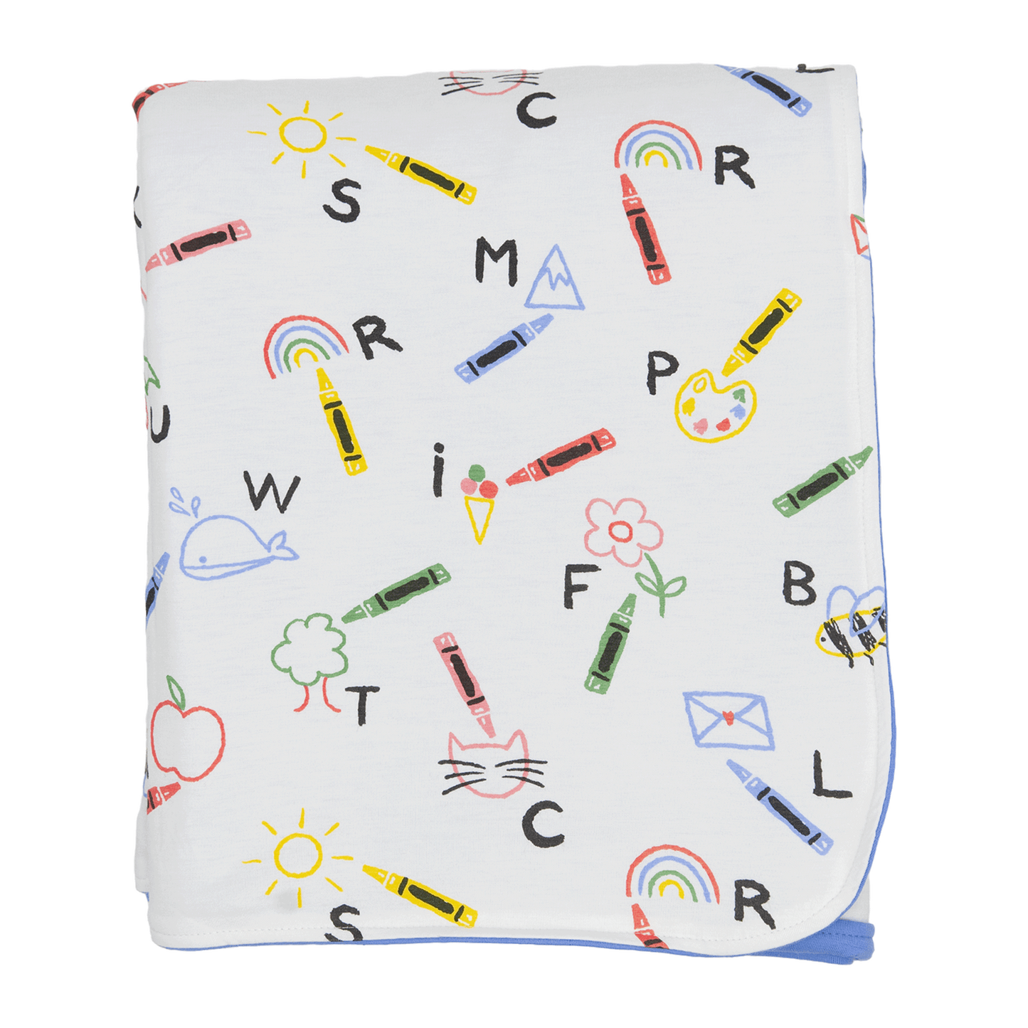 Cozy Blanket in Lively Letters