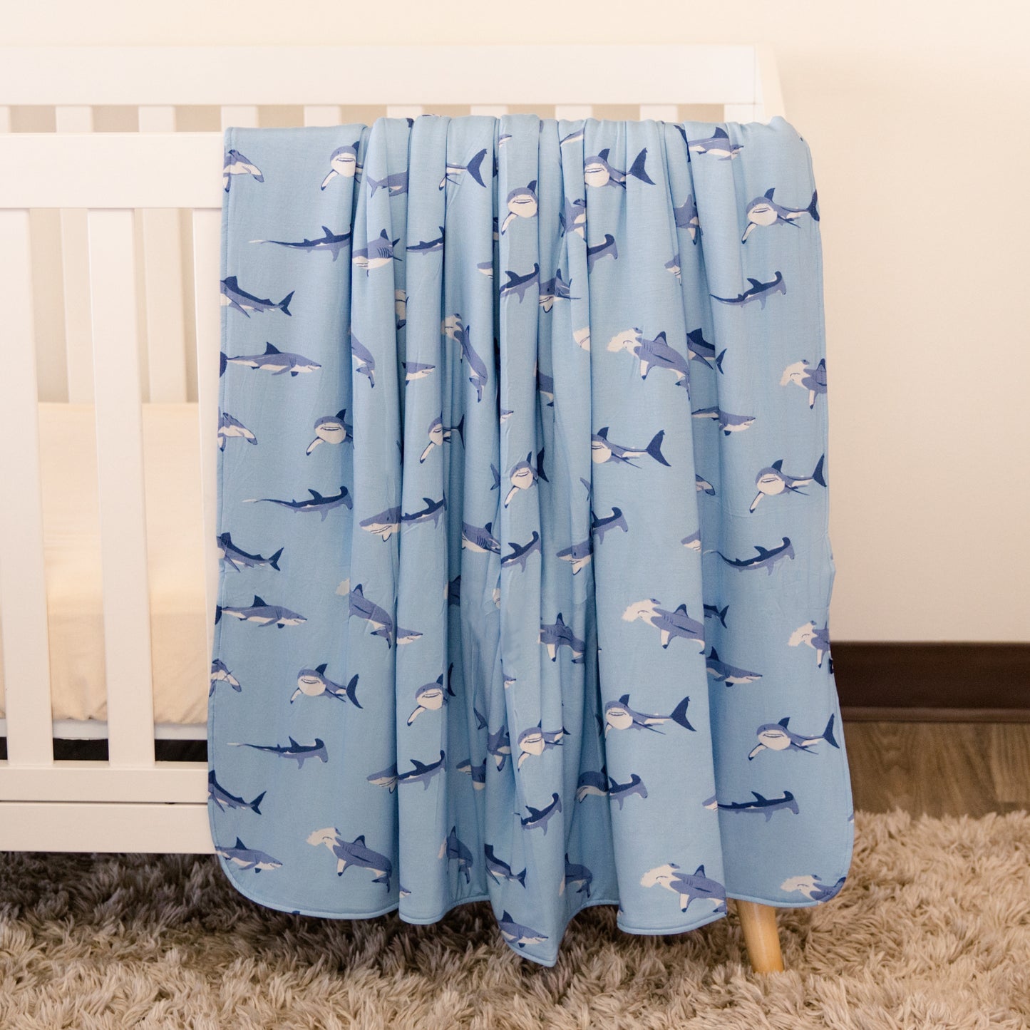 Cozy Blanket in Sharks