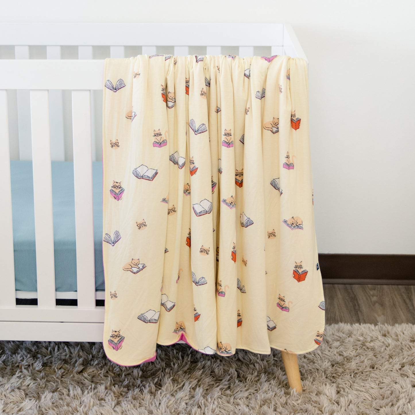 Cozy Blanket in Whiskers and Words
