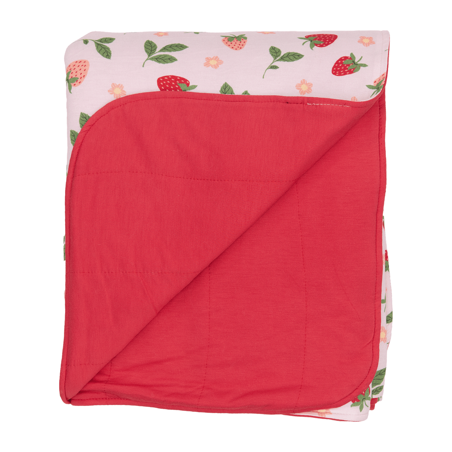 Cozy Blanket in Strawberry Fields