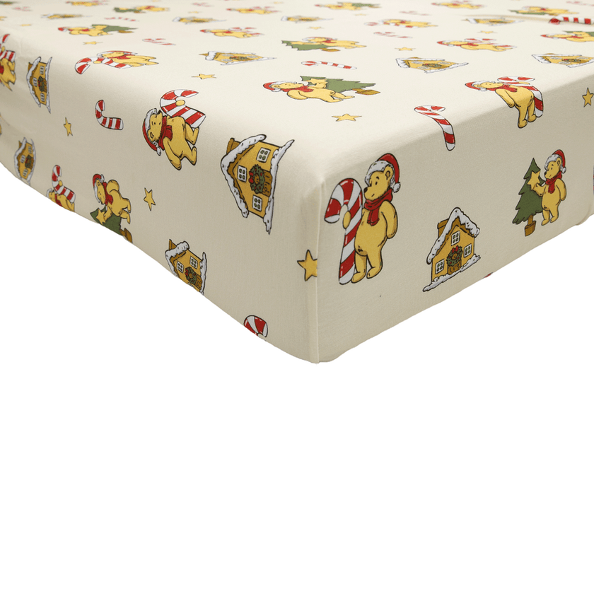 Crib Sheet in Beary Merry Christmas