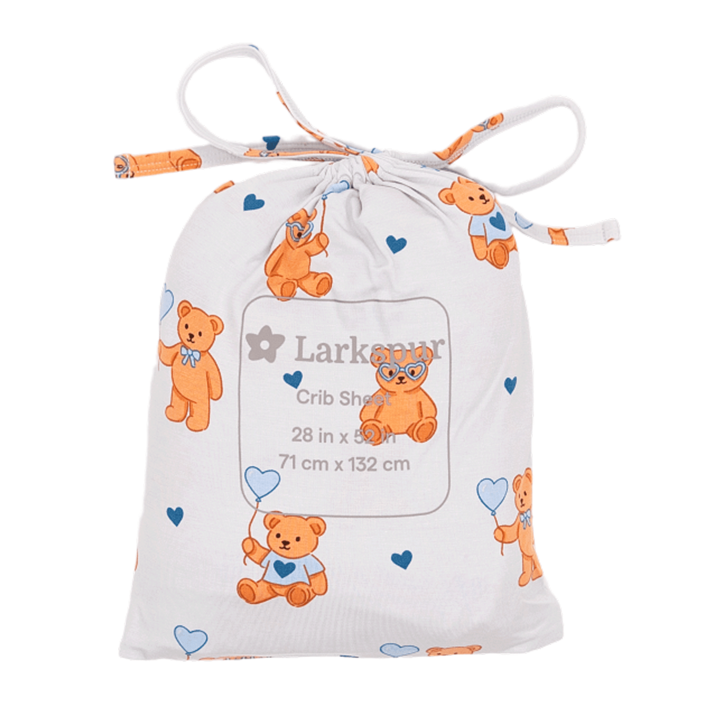 Crib Sheet in Bluebeary