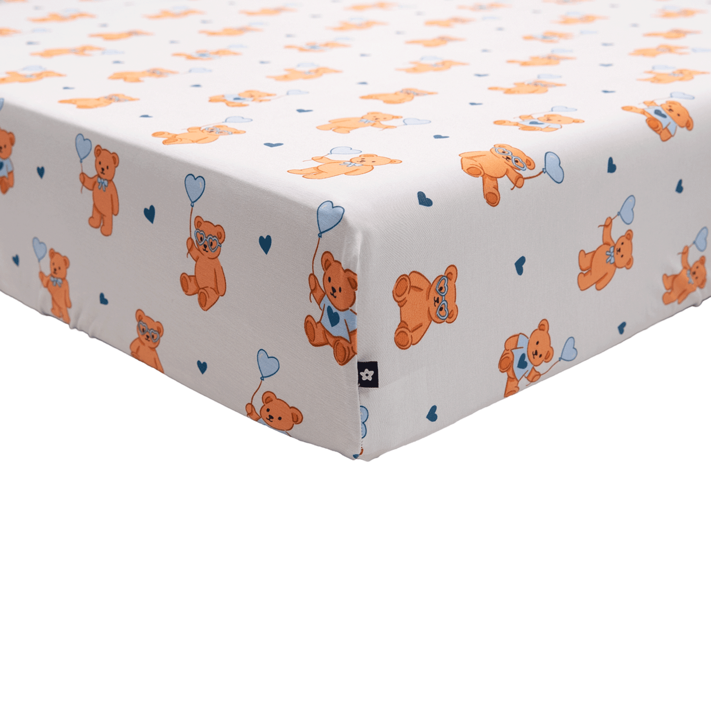 Crib Sheet in Bluebeary