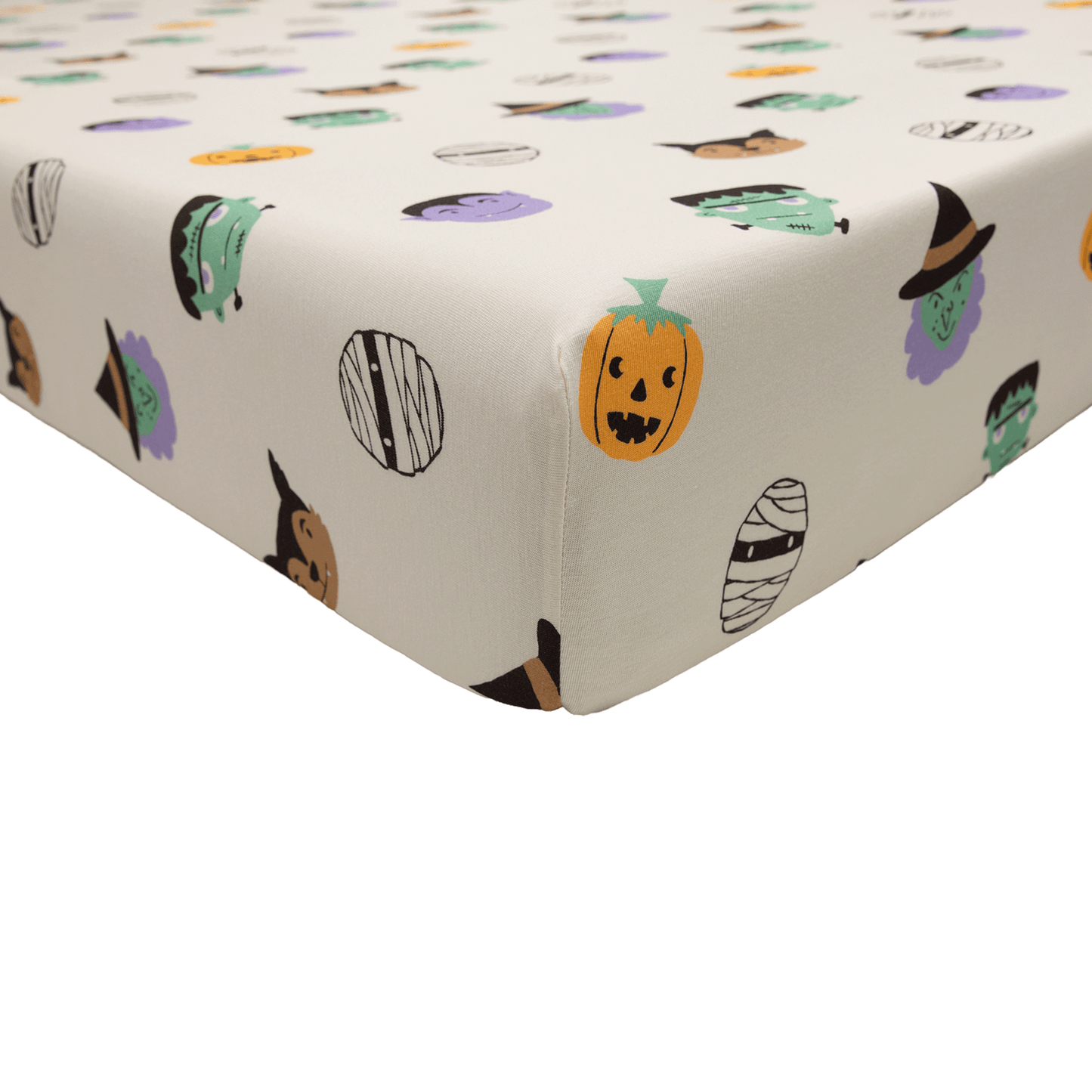 Crib Sheet in Boo Crew