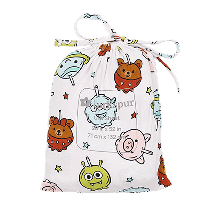 Crib Sheet in Mini Martians