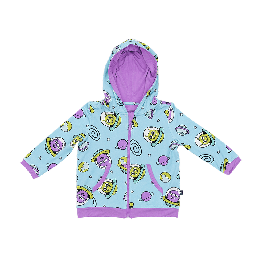 Zip Hoodie in Mini Martians