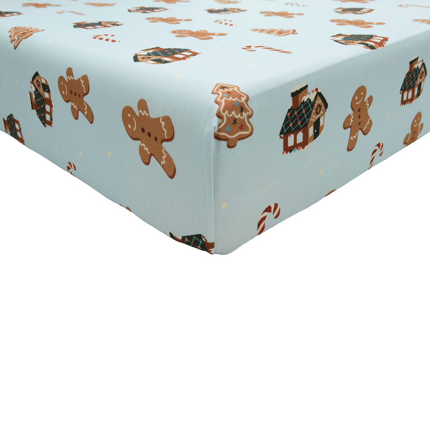 Crib Sheet in Gingerbread Lane