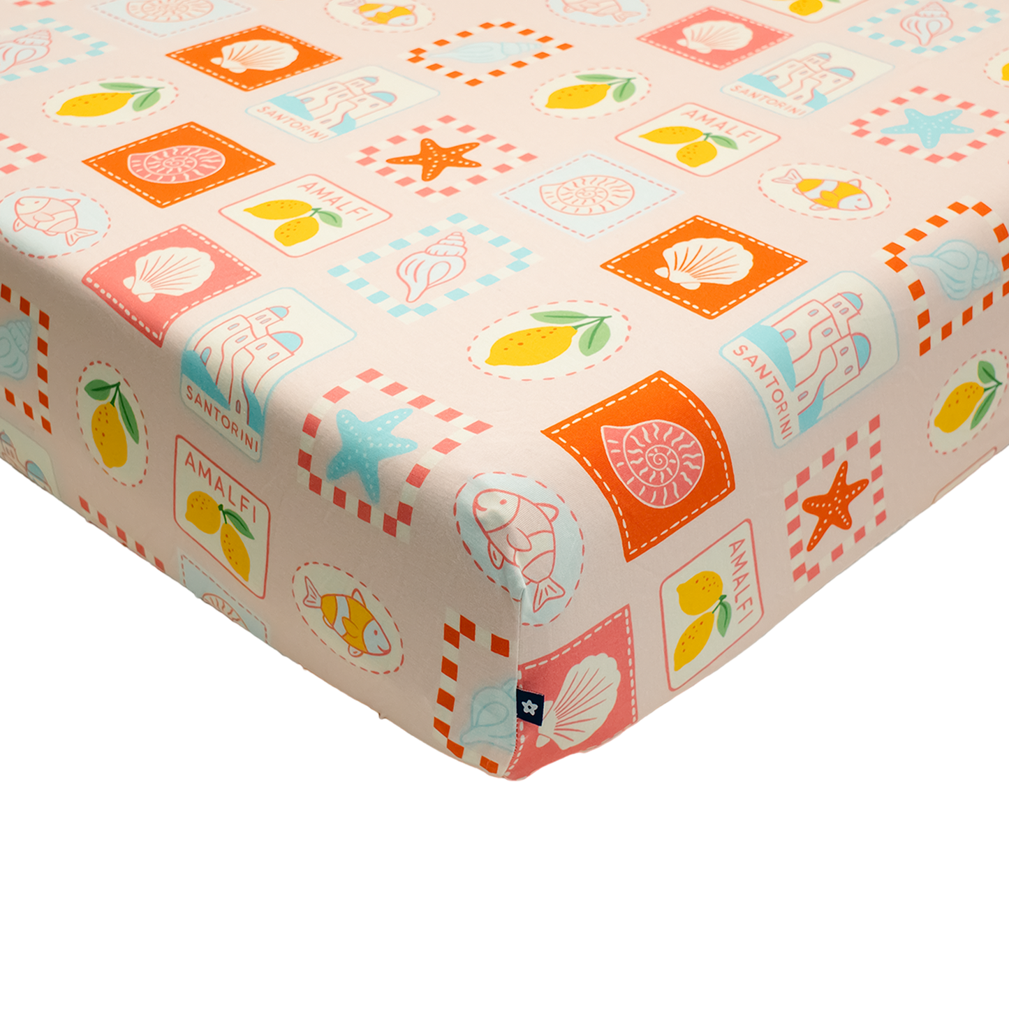 Crib Sheet in Amalfi Dreams