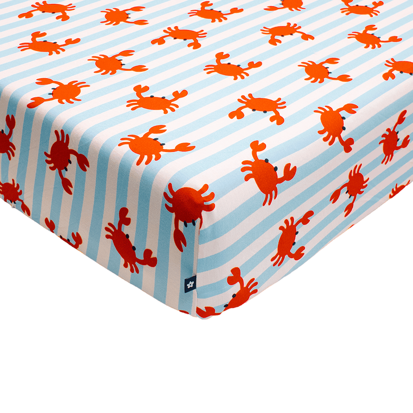 Crib Sheet in Beach Buddies