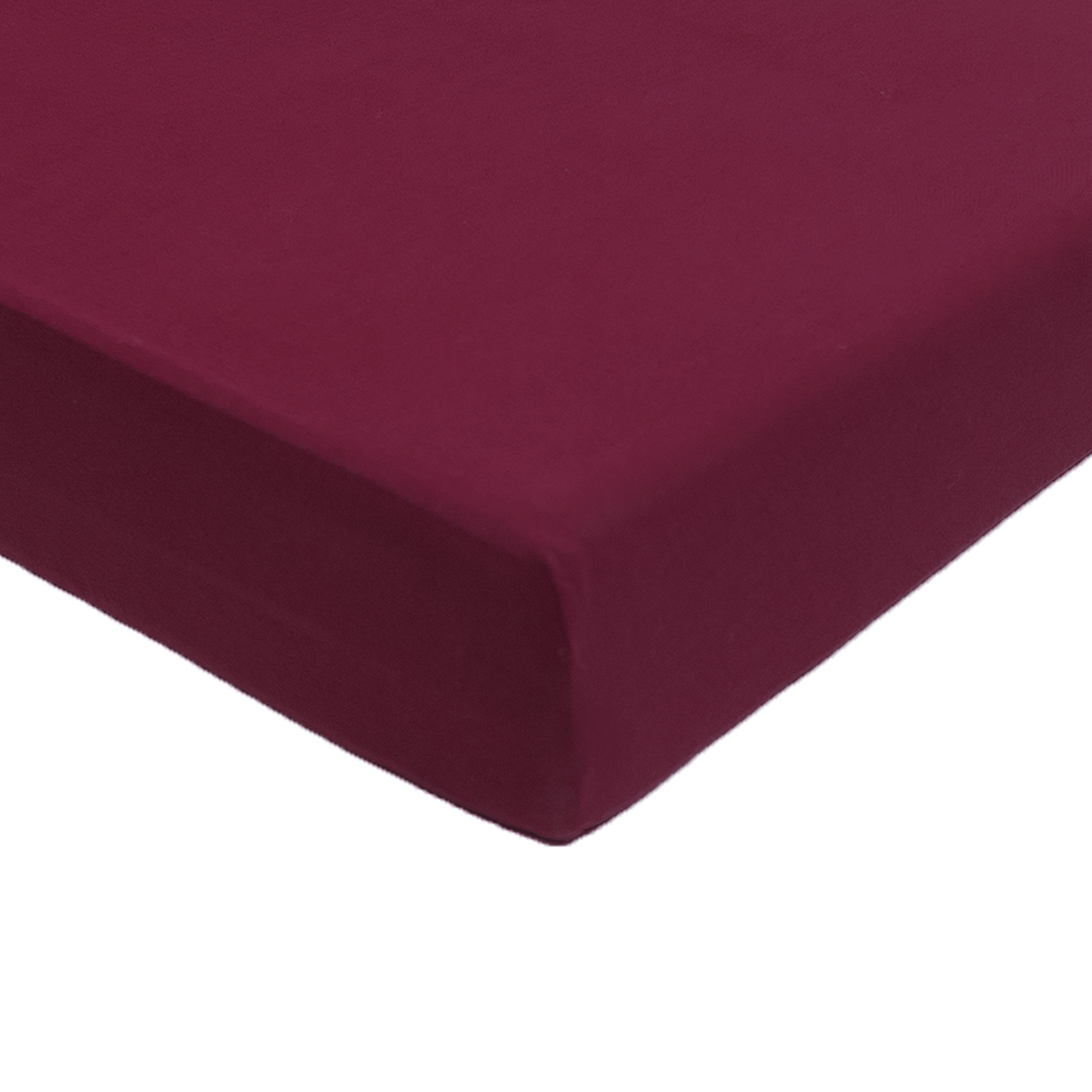 Crib Sheet in Burgundy