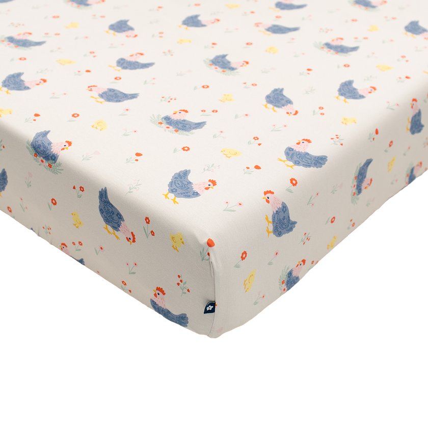 Crib Sheet in Chick and Cluck