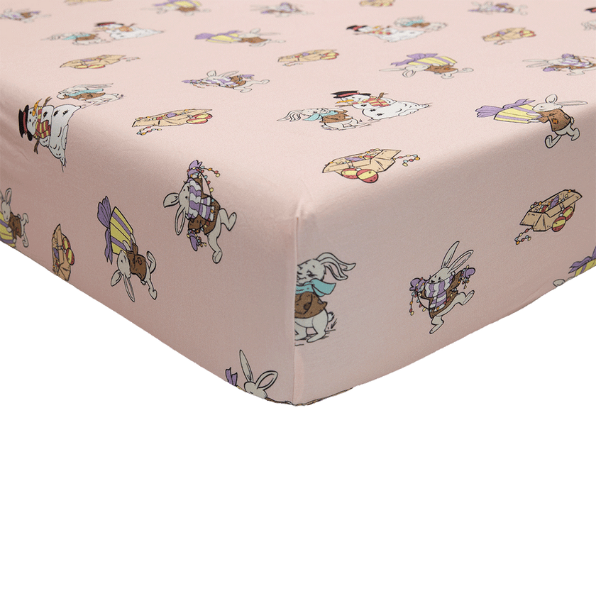 Crib Sheet in Hoppy Holidays