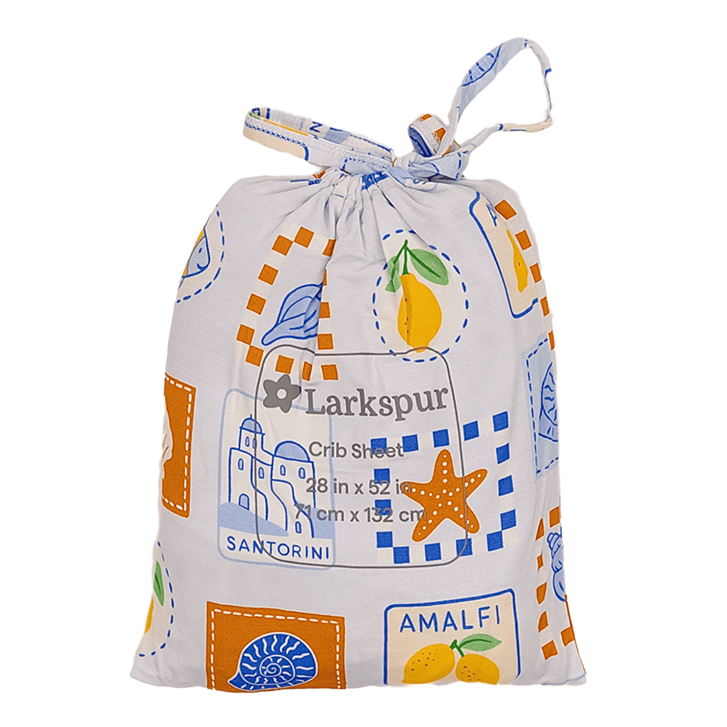 Crib Sheet in Mediterranean Breeze