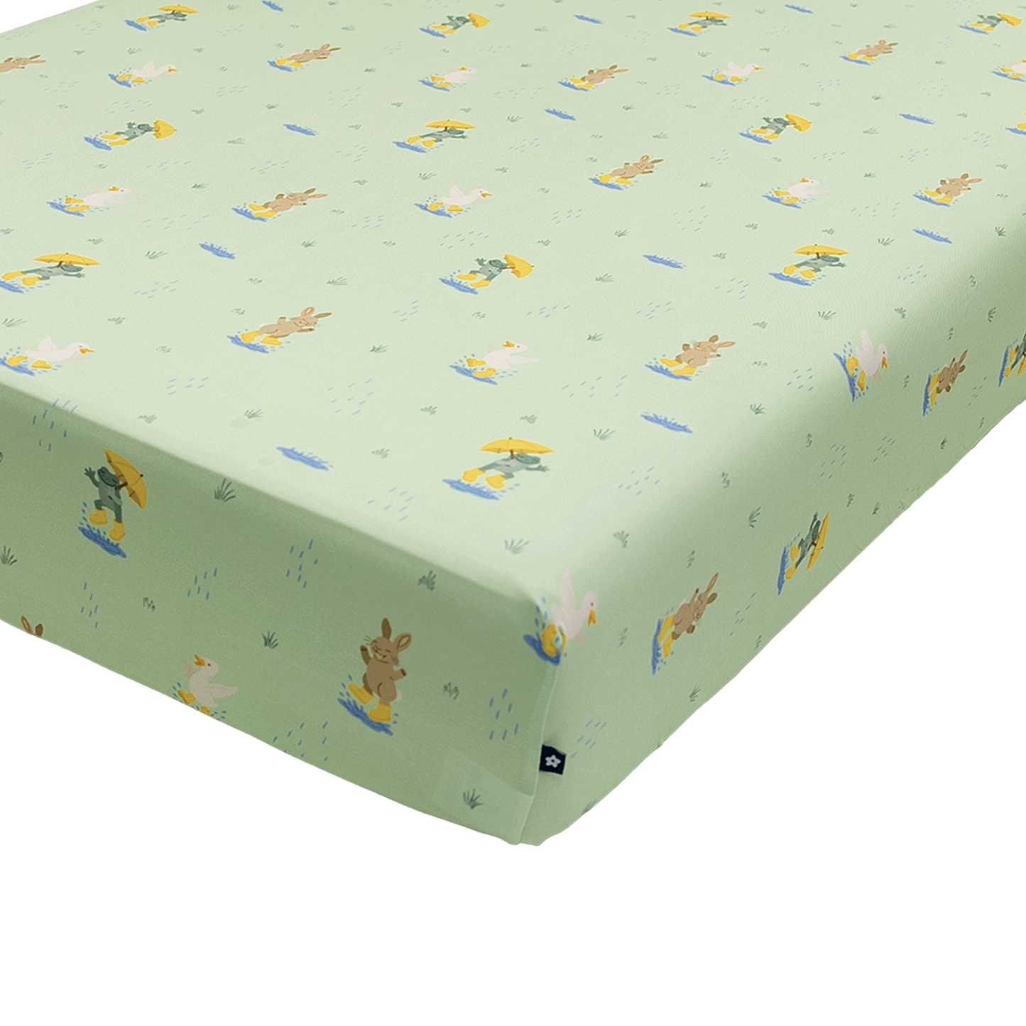 Crib Sheet in Puddle Jumpers