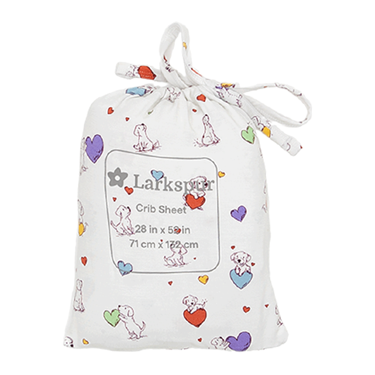 Crib Sheet in Puppy Love