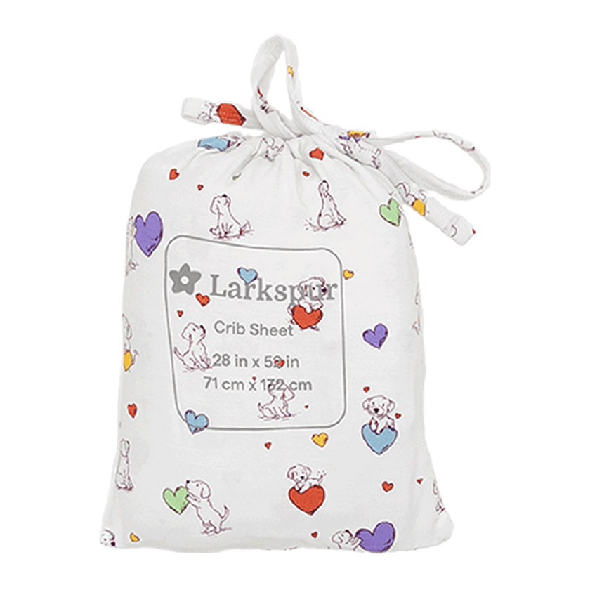 Crib Sheet in Puppy Love