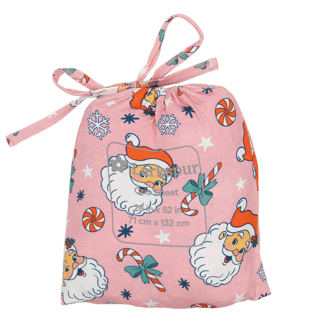 Crib Sheet in Santa Baby