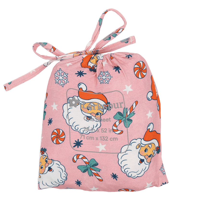 Crib Sheet in Santa Baby