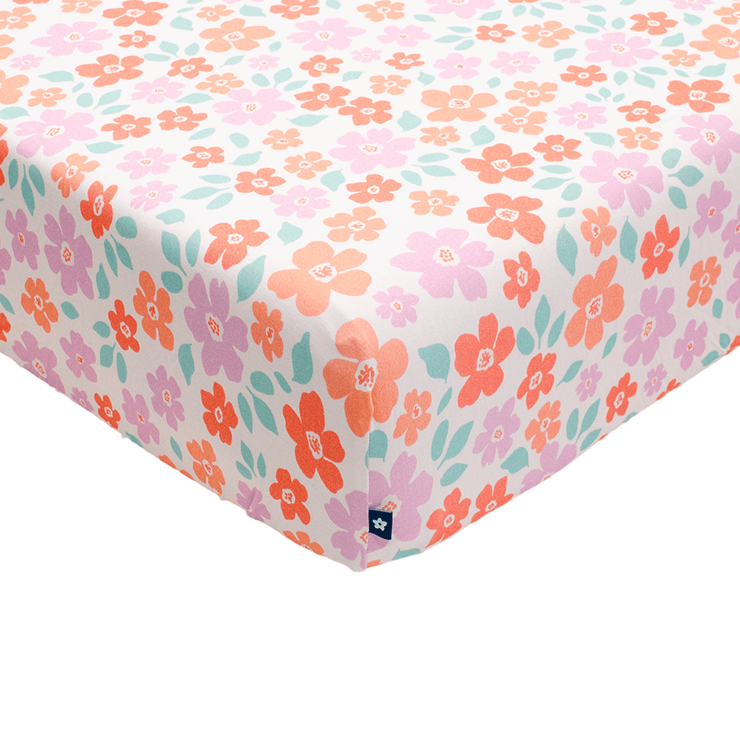 Crib Sheet in Sweet Blossom