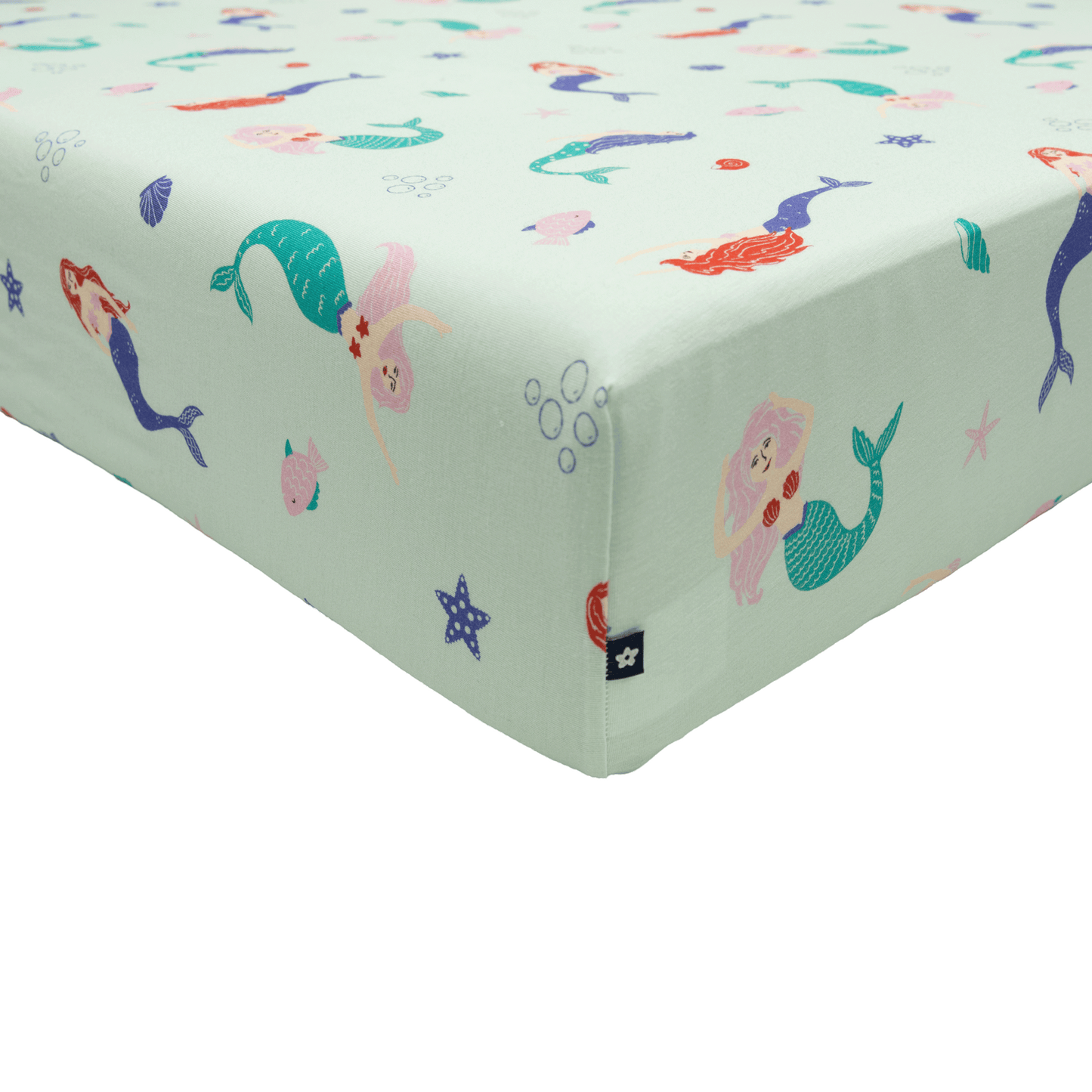 Crib Sheet in Mermaids