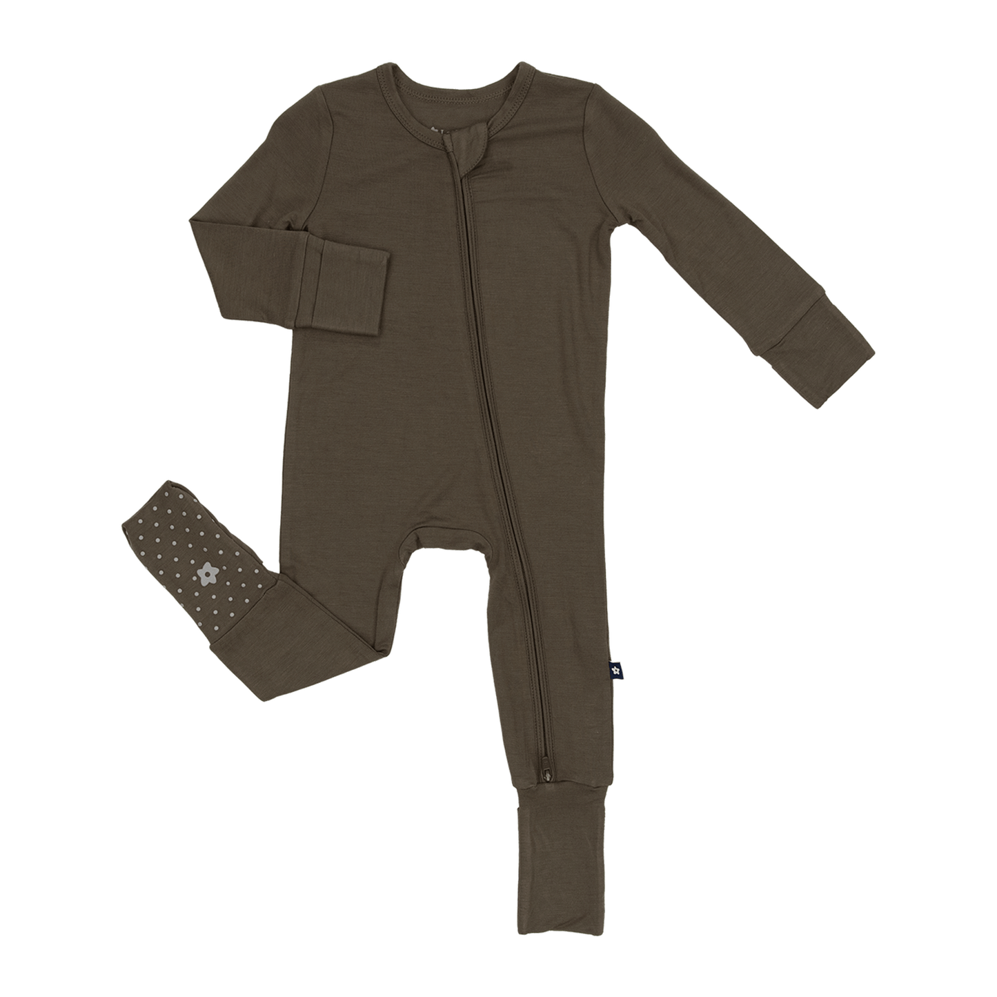 Convertible Footed Romper in Candlewick