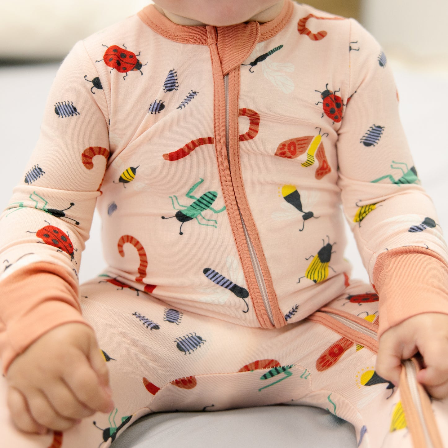 Convertible Footed Romper in Cuddly Crawlers