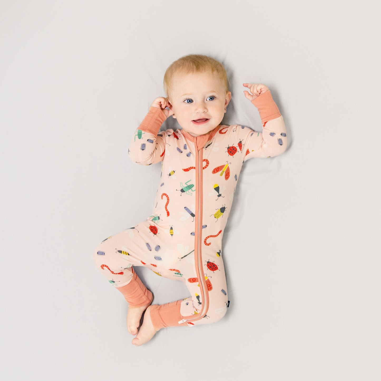 Convertible Footed Romper in Cuddly Crawlers